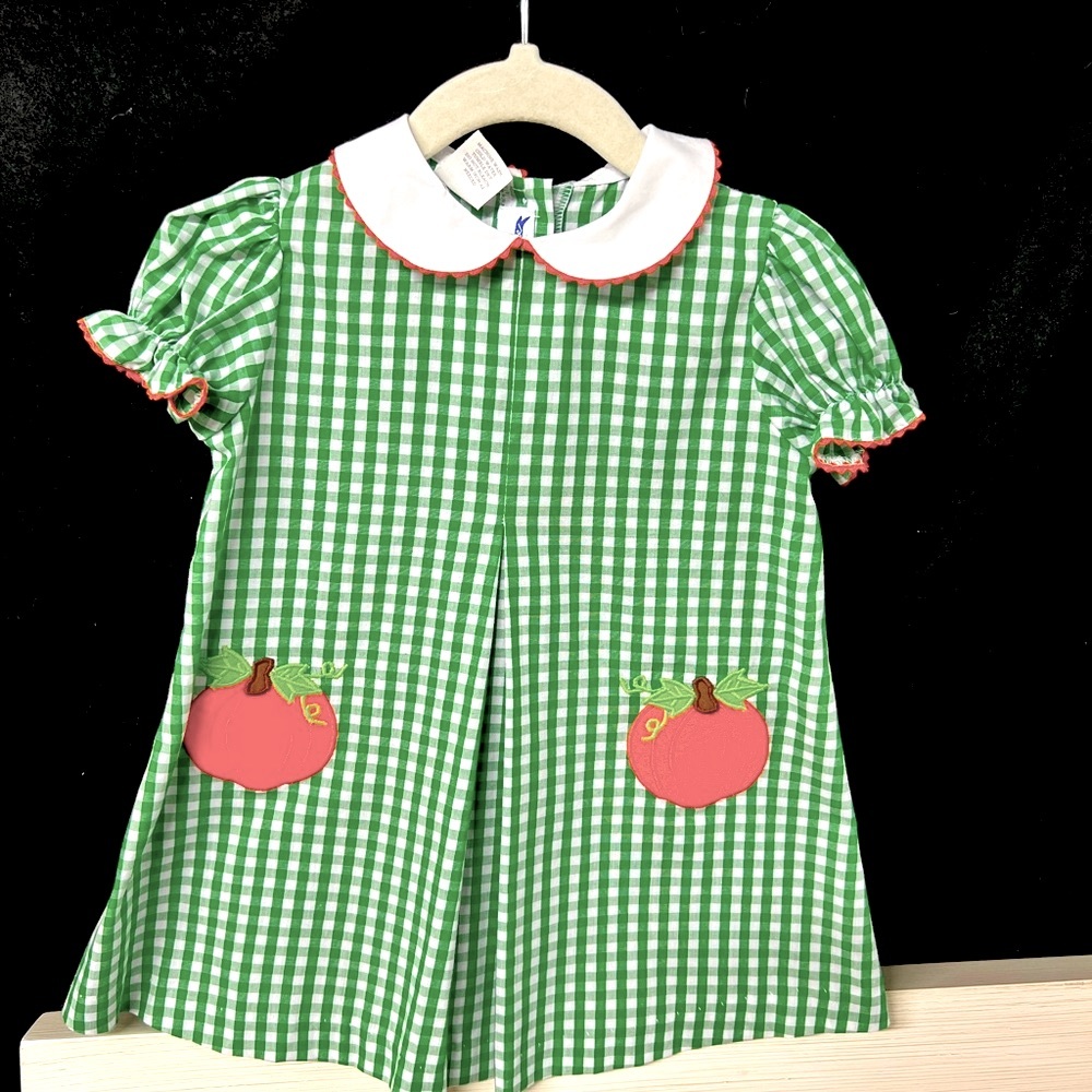 Toddler Appliqué Pumpkin Dress